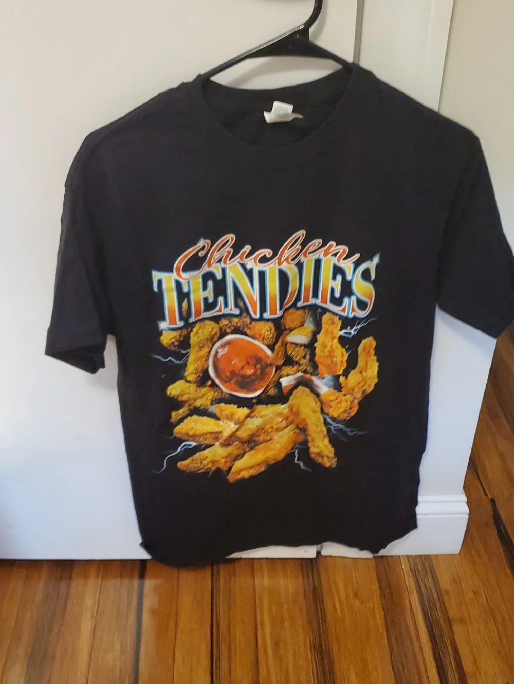 Chicken Tendies Graphic Tee - Black